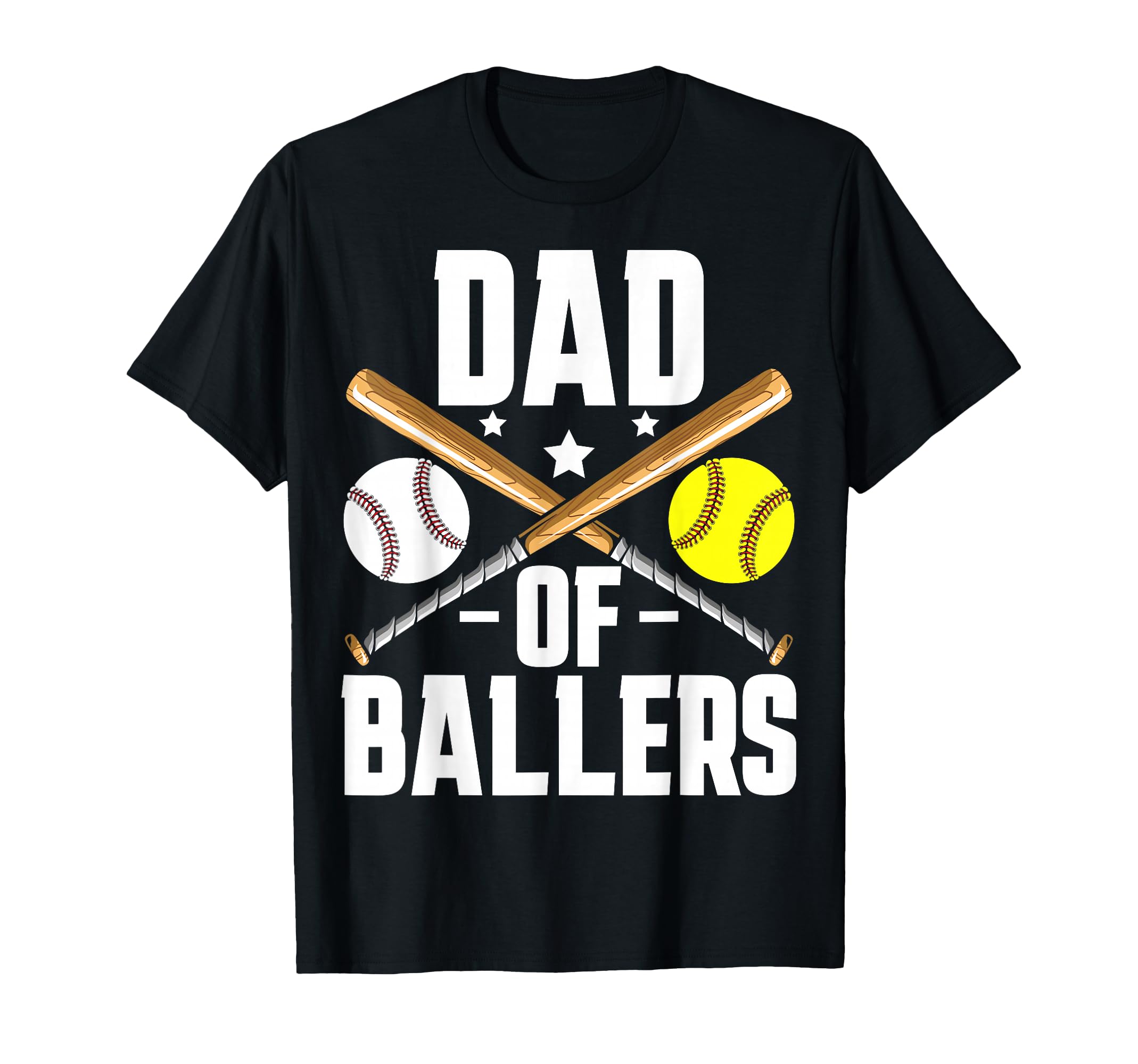 Funny Softball Player Father Dad T-Shirt - Casual Everyday Wear Men Women - T-Shirt, Sweatshirt, Hoodie