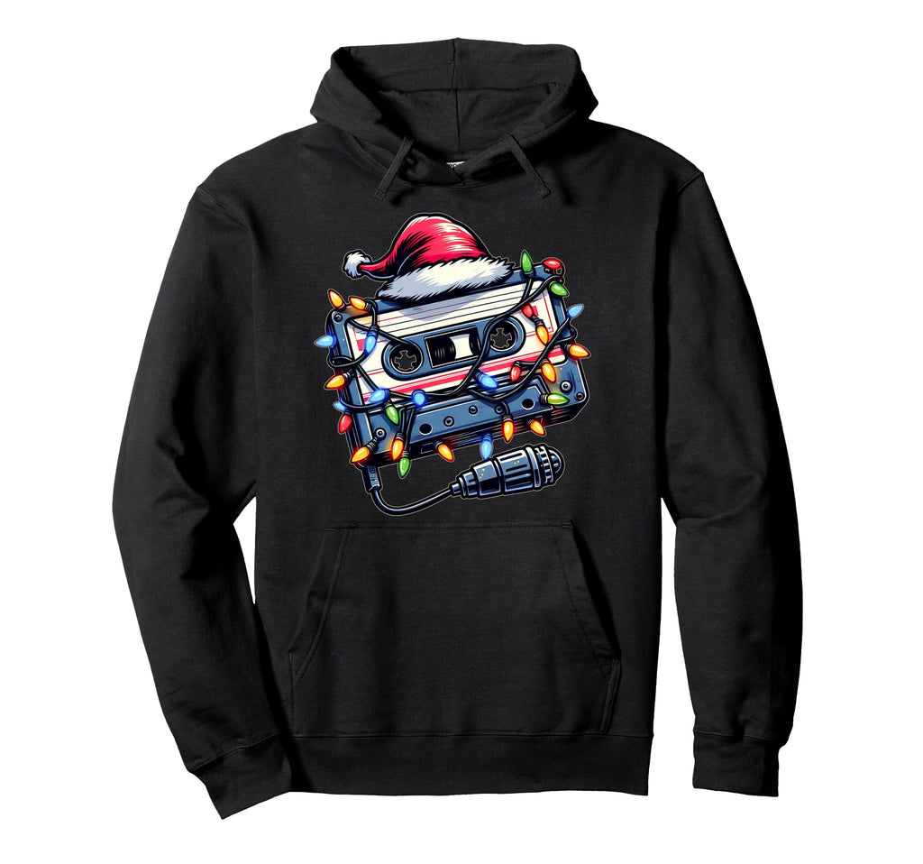 Cassette Tape Hat Hoodie - Minimalist Print Men Women - T-Shirt, Sweatshirt, Hoodie