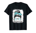 Funny Baseball Mom Messy Bun Softball T-Shirt - Graphic Print for Adults - T-Shirt, Sweatshirt, Hoodie
