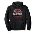 Baseball Poppa Life Gifts Fathers Day Hoodie - Aesthetic Graphic Men Women - T-Shirt, Sweatshirt, Hoodie