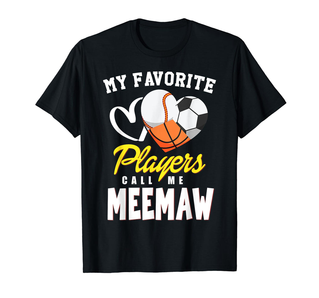My Favorite Players Baseball Soccer T-Shirt - Fun Novelty Design Unisex - T-Shirt, Sweatshirt, Hoodie