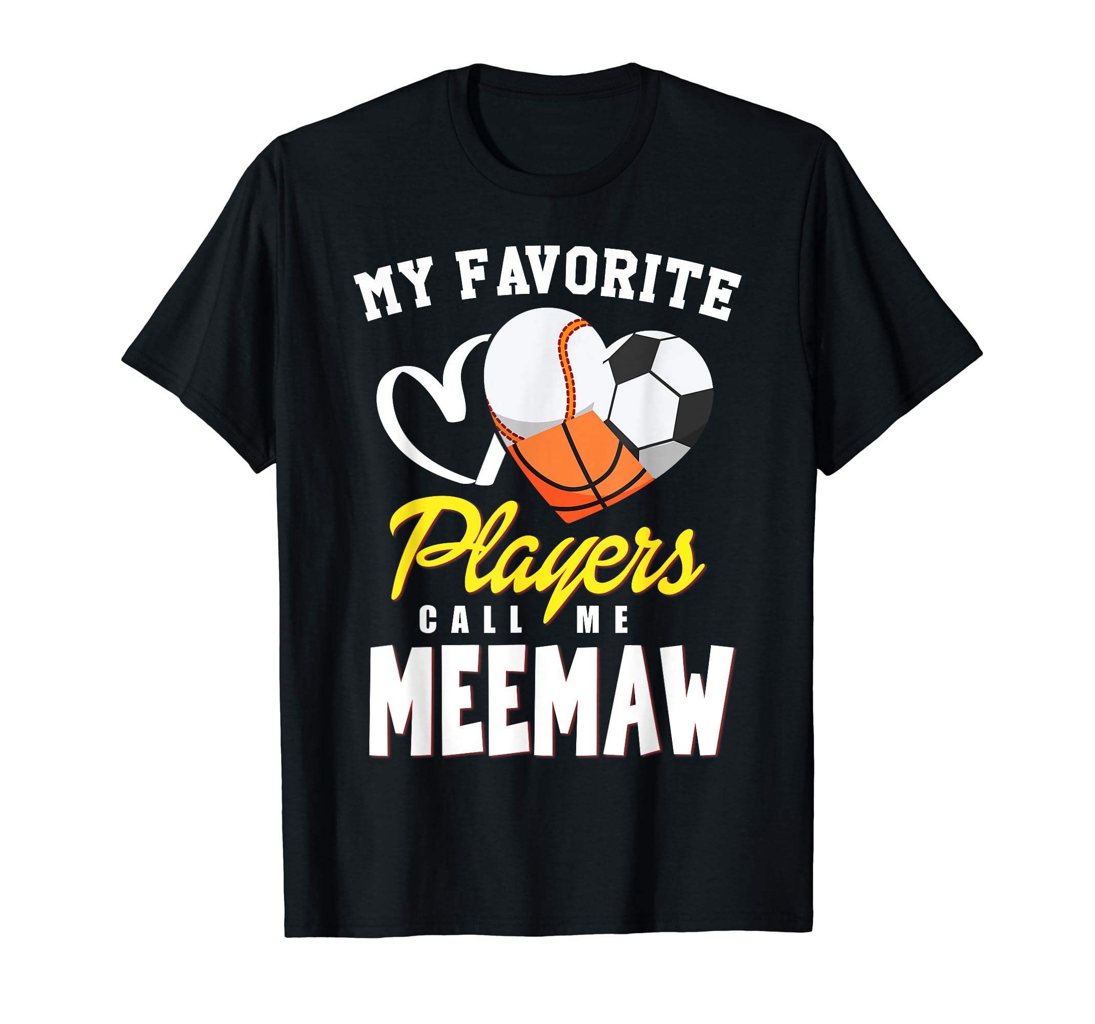 My Favorite Players Baseball Soccer T-Shirt - Fun Novelty Design Unisex - T-Shirt, Sweatshirt, Hoodie