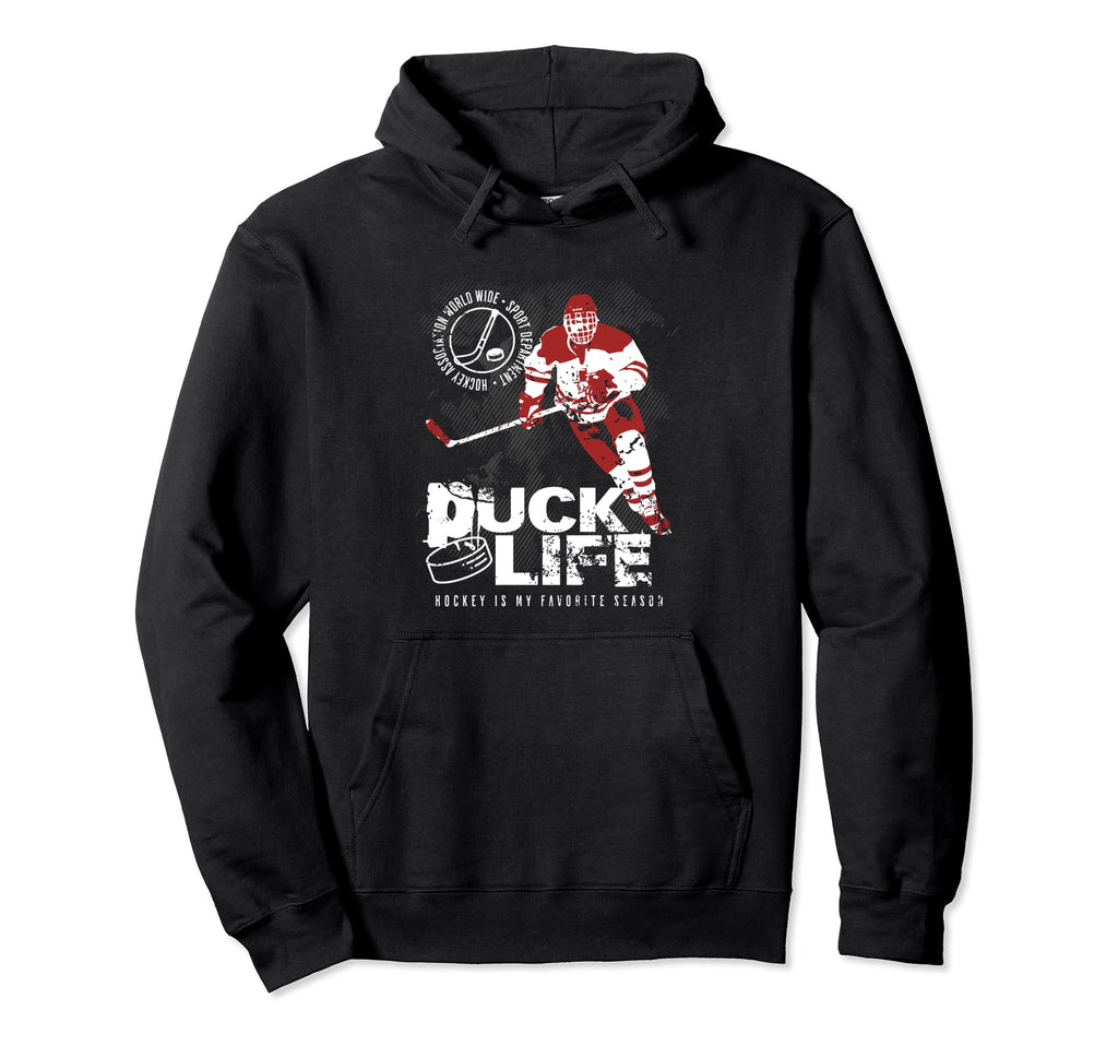 Puck Life Hockey Is My Favorite Season Hoodie - Trendy Graphic for Adults - T-Shirt, Sweatshirt, Hoodie