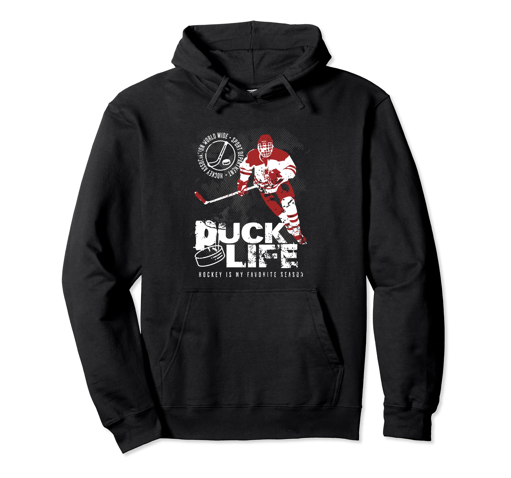 Puck Life Hockey Is My Favorite Season Hoodie - Trendy Graphic for Adults - T-Shirt, Sweatshirt, Hoodie