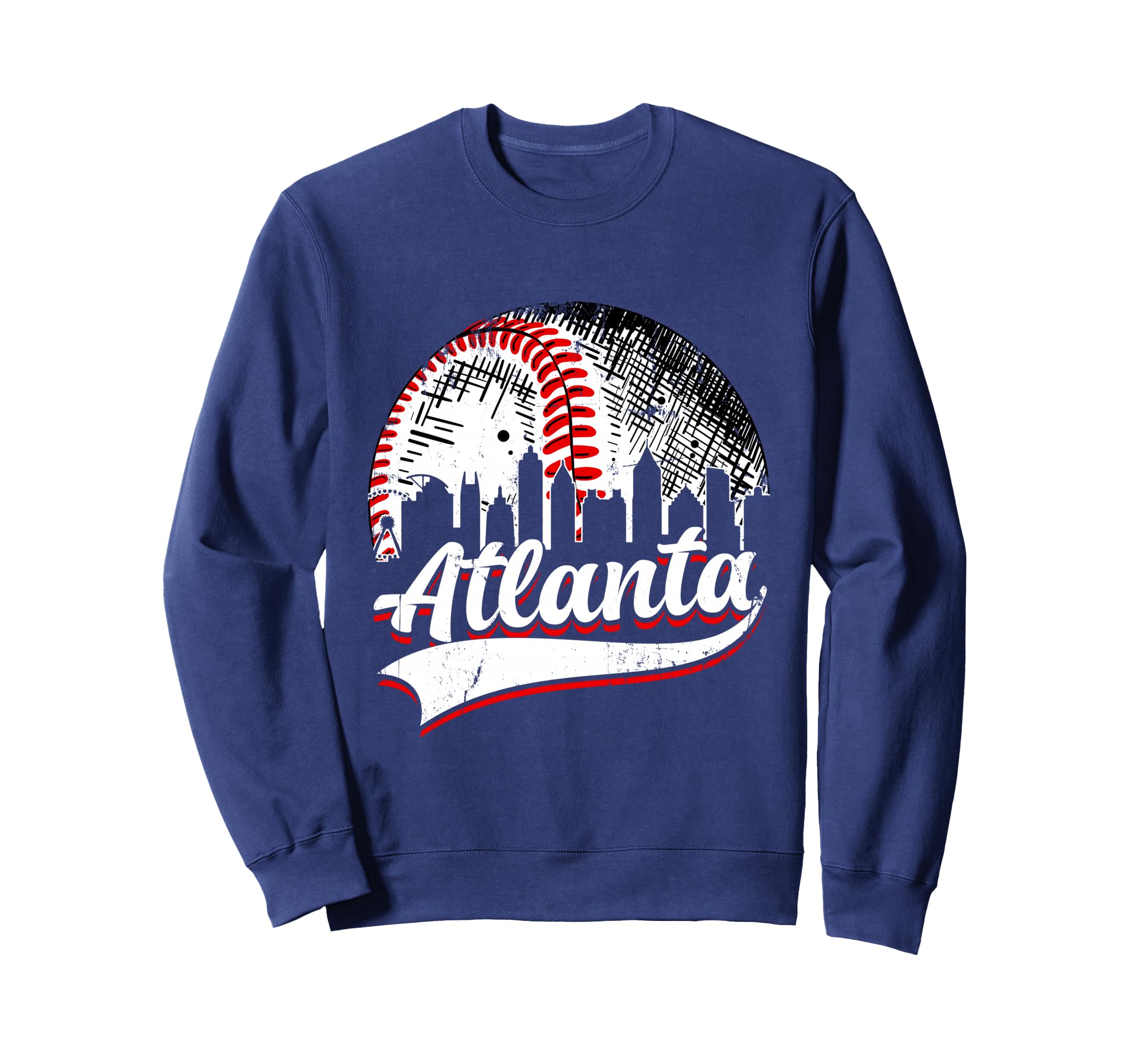 Atlanta Baseball Lover Game Day Sweatshirt - Streetwear Style Unisex - T-Shirt, Sweatshirt, Hoodie