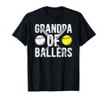 Grandpa Ballers Softball Baseball T-Shirt - Custom Art Print for Adults - T-Shirt, Sweatshirt, Hoodie