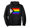 Progressive Pride Rainbow Flag Grunge Hoodie - Trendy Graphic Unisex - T-Shirt, Sweatshirt, Hoodie
