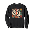 Gigi Floral Hippie Boho 70S Sweatshirt - Fun Novelty Design Men Women - T-Shirt, Sweatshirt, Hoodie