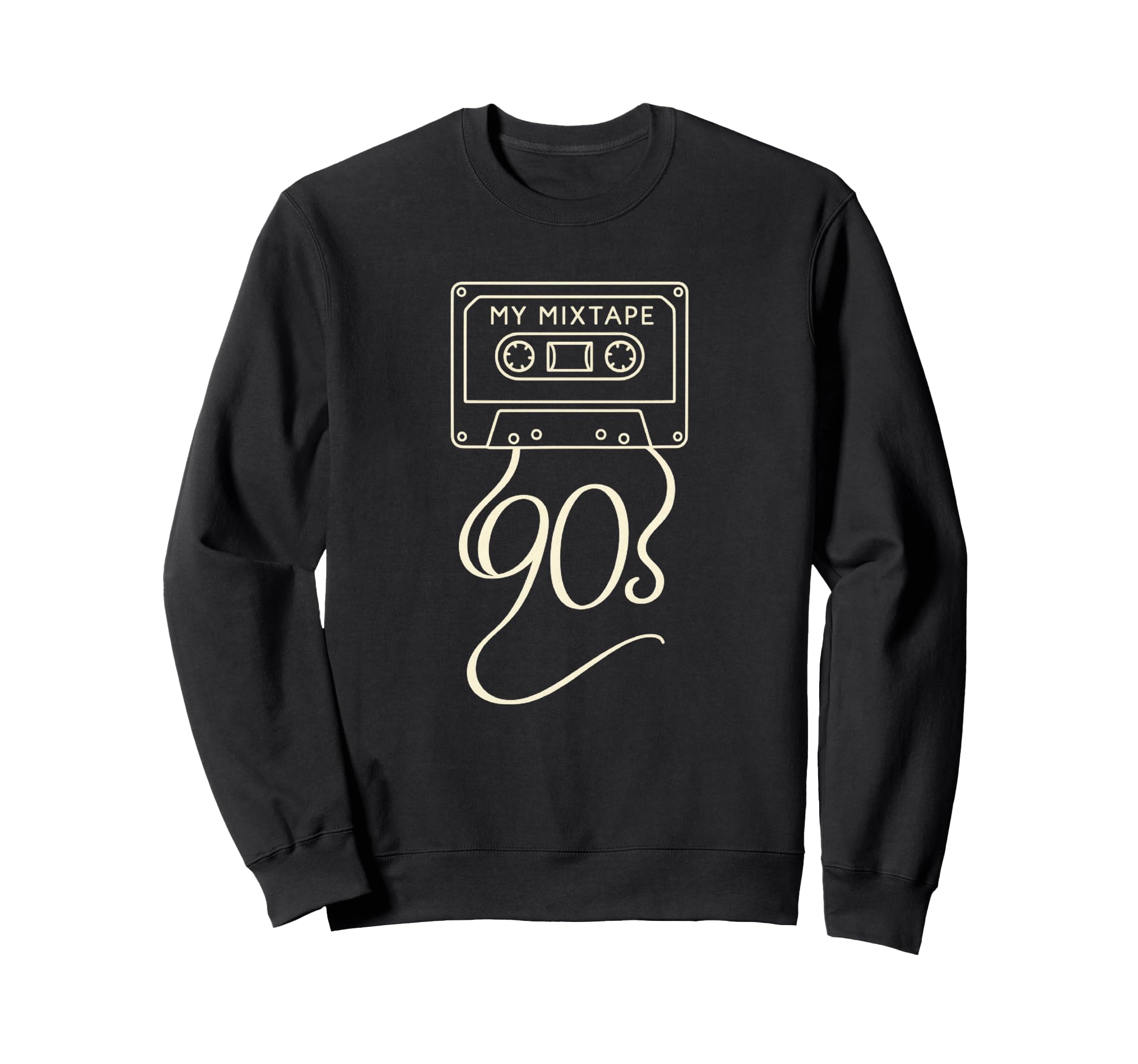 My Mixtape 90S Cassette Tape Nostalgia Sweatshirt - Minimalist Print Unisex - T-Shirt, Sweatshirt, Hoodie