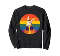 Lgbt Bunny Art Rainbow Rabbit Sweatshirt - Aesthetic Graphic for Adults - T-Shirt, Sweatshirt, Hoodie