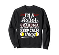 Im Baller Grandma Softball Baseball Sweatshirt - Minimalist Print Unisex - T-Shirt, Sweatshirt, Hoodie