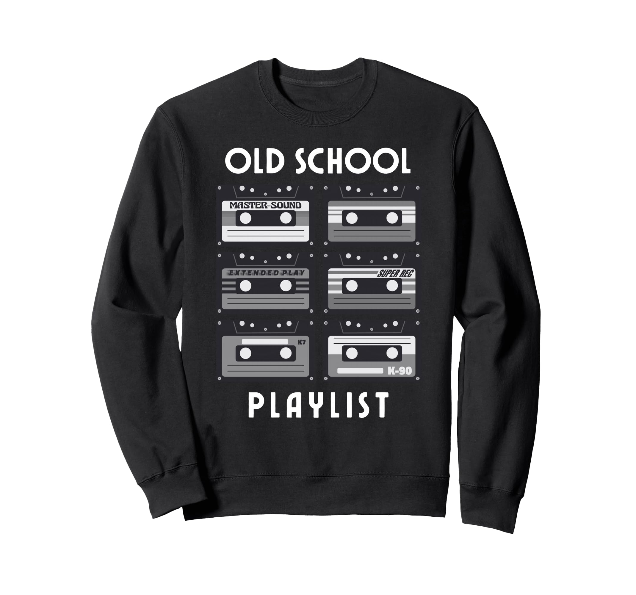 Audio Cassette Tape Collection Sweatshirt - Casual Everyday Wear for Adults - T-Shirt, Sweatshirt, Hoodie