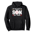 You Cant Scare Me I Have Son Baseball Mom Hoodie - Trendy Graphic Unisex - T-Shirt, Sweatshirt, Hoodie
