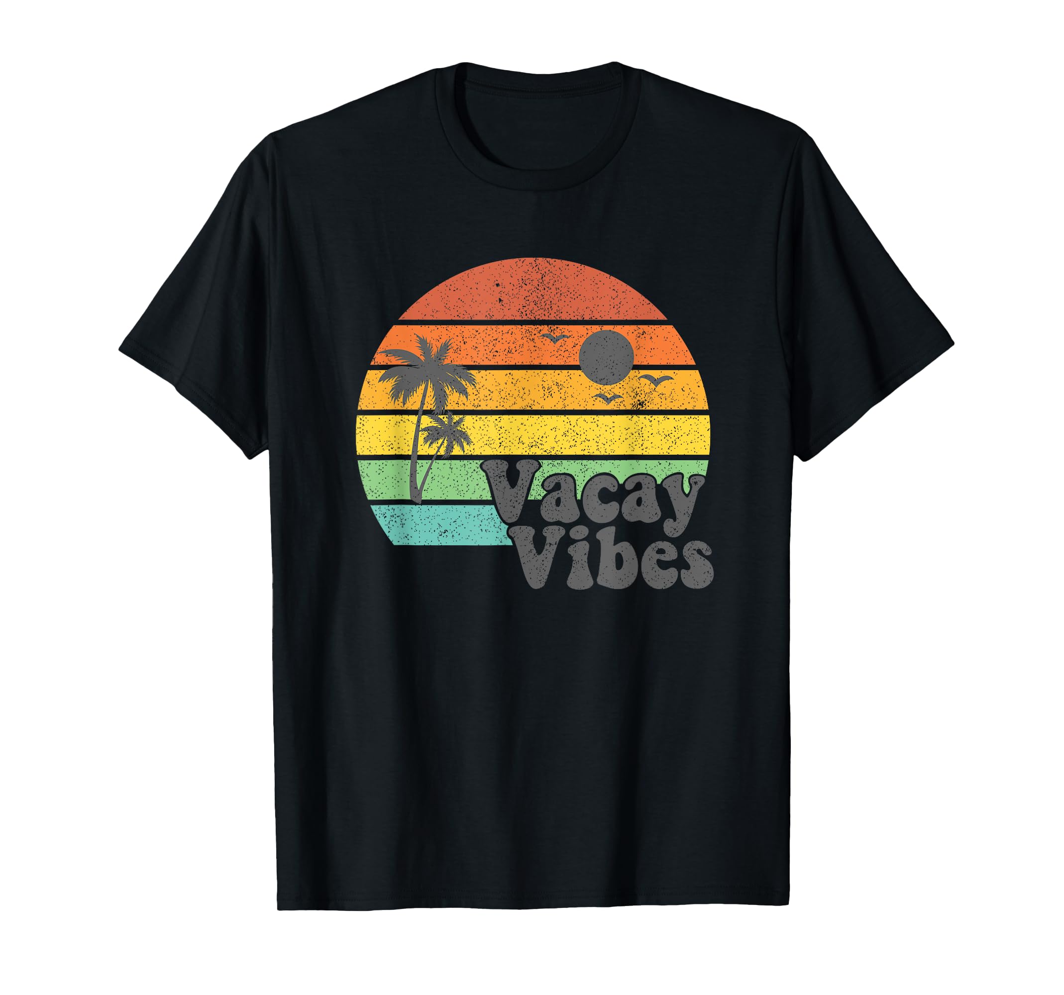 Vacay Vibes Beach Vacation Summer T-Shirt - Aesthetic Graphic for Adults - T-Shirt, Sweatshirt, Hoodie