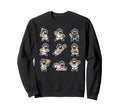 Pug Baseball Player Funny Dog Sports Sweatshirt - Trendy Graphic Men Women - T-Shirt, Sweatshirt, Hoodie