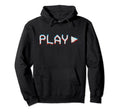 Glitch Vcr Vhs Tape 80S Play Hoodie - Trendy Graphic Unisex - T-Shirt, Sweatshirt, Hoodie
