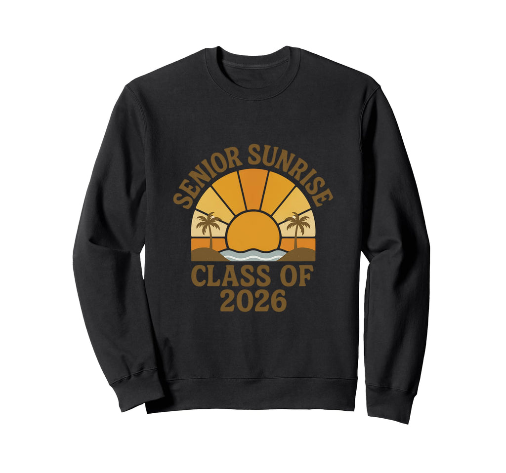 Senior Sunrise Class 2026 Boho Sweatshirt - Unique Graphic Unisex - T-Shirt, Sweatshirt, Hoodie