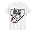 My Might Not Always Swing Baseball T-Shirt - Fun Novelty Design for Adults - T-Shirt, Sweatshirt, Hoodie