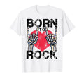 Born To Rock Lets Rock Rock Roll Rock T-Shirt - Graphic Print Men Women - T-Shirt, Sweatshirt, Hoodie