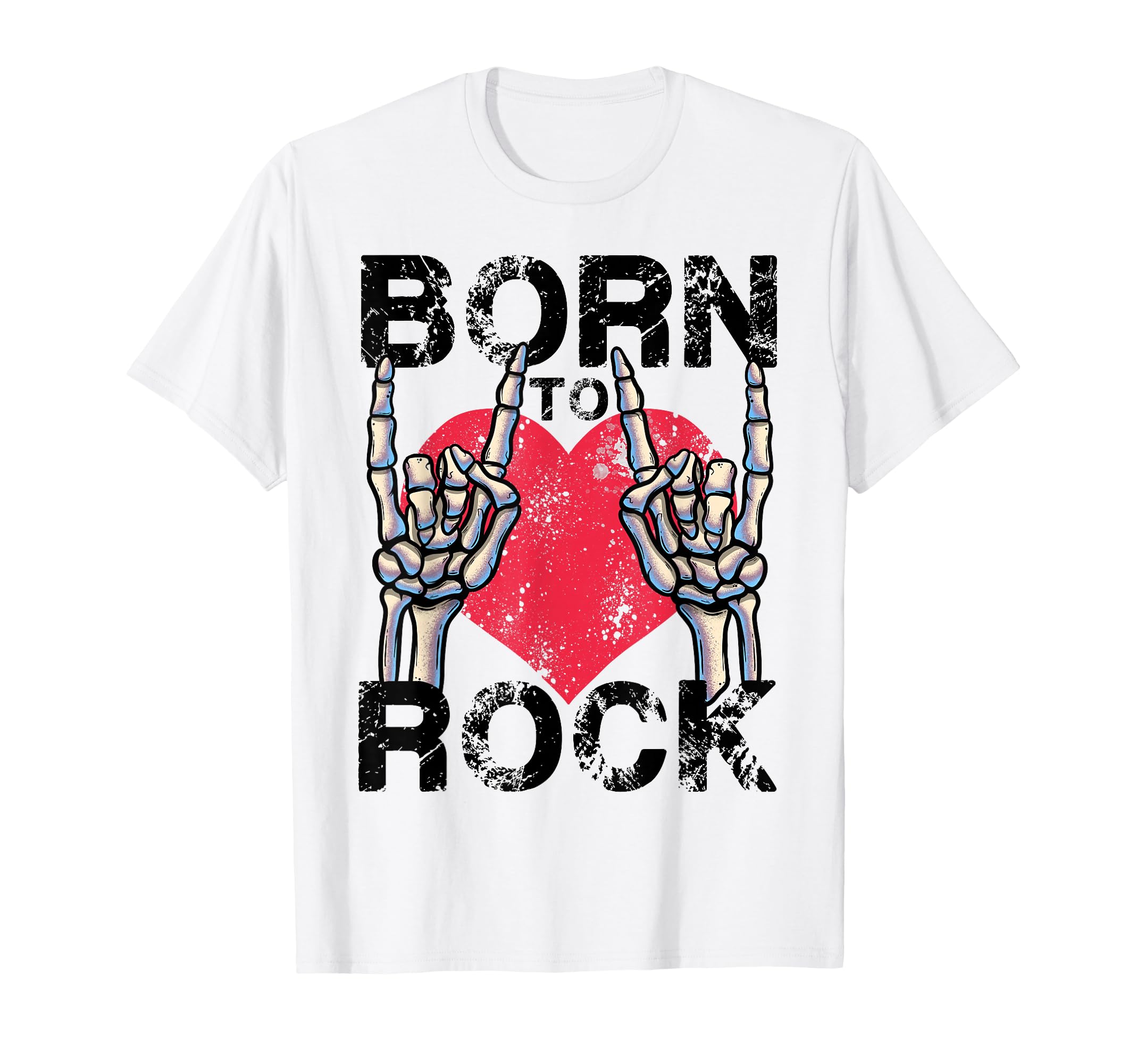 Born To Rock Lets Rock Rock Roll Rock T-Shirt - Graphic Print Men Women - T-Shirt, Sweatshirt, Hoodie