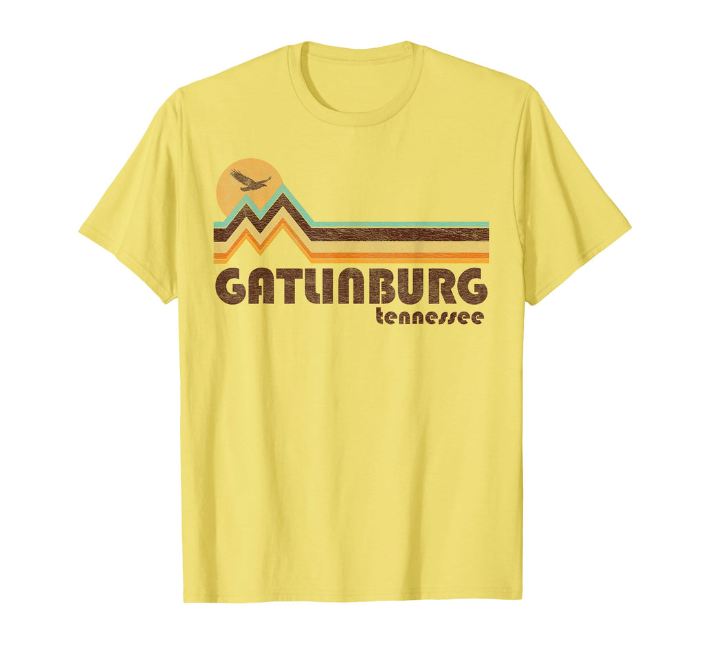Gatlinburg Tennessee Tn 70S 80S Souvenir T-Shirt - Minimalist Print Unisex - T-Shirt, Sweatshirt, Hoodie