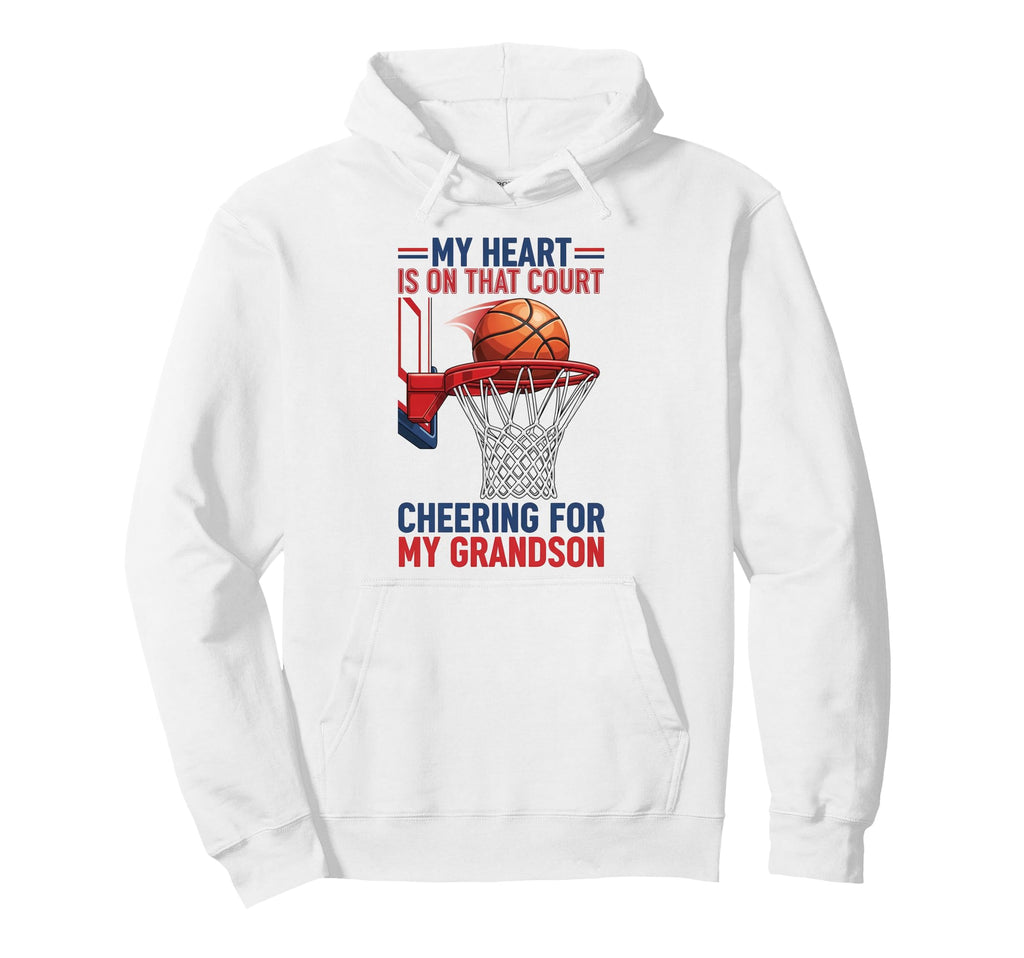 Proud Grandma Supporting Grandson Hoodie - Streetwear Style Men Women - T-Shirt, Sweatshirt, Hoodie