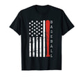 Baseball Usa American Flag Patriot Mom T-Shirt - Novelty Apparel Unisex - T-Shirt, Sweatshirt, Hoodie