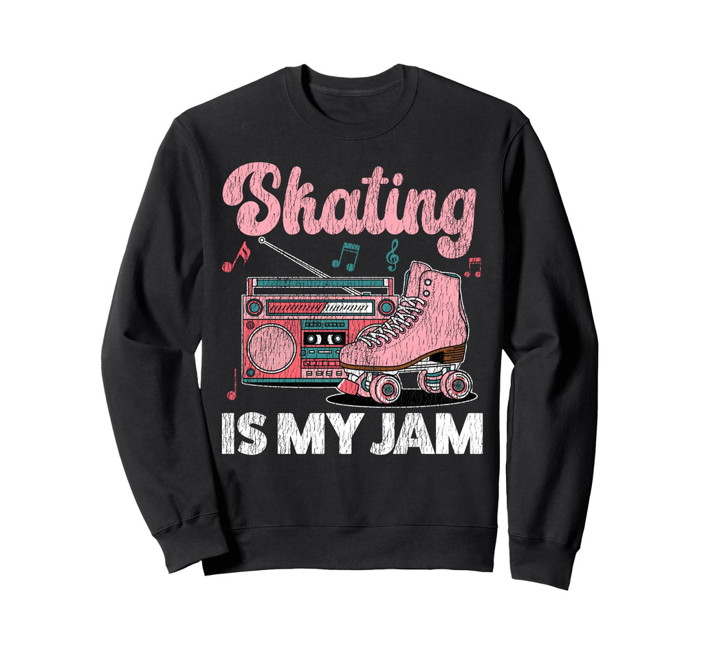 Roller Skating Skate 1970S Skating Sweatshirt - Unique Graphic Men Women - T-Shirt, Sweatshirt, Hoodie