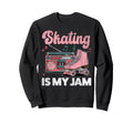 Roller Skating Skate 1970S Skating Sweatshirt - Unique Graphic Men Women - T-Shirt, Sweatshirt, Hoodie