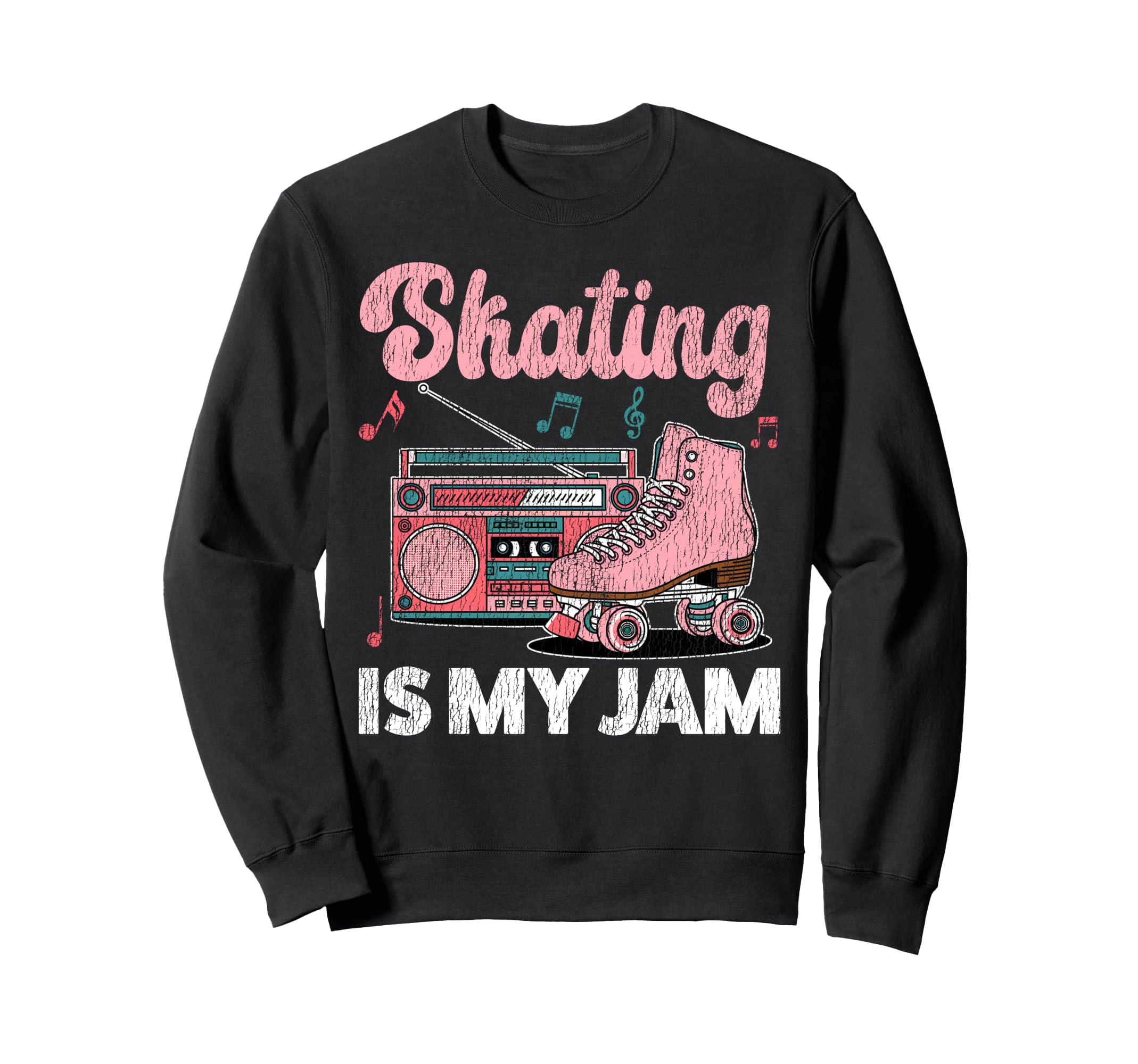 Roller Skating Skate 1970S Skating Sweatshirt - Unique Graphic Men Women - T-Shirt, Sweatshirt, Hoodie