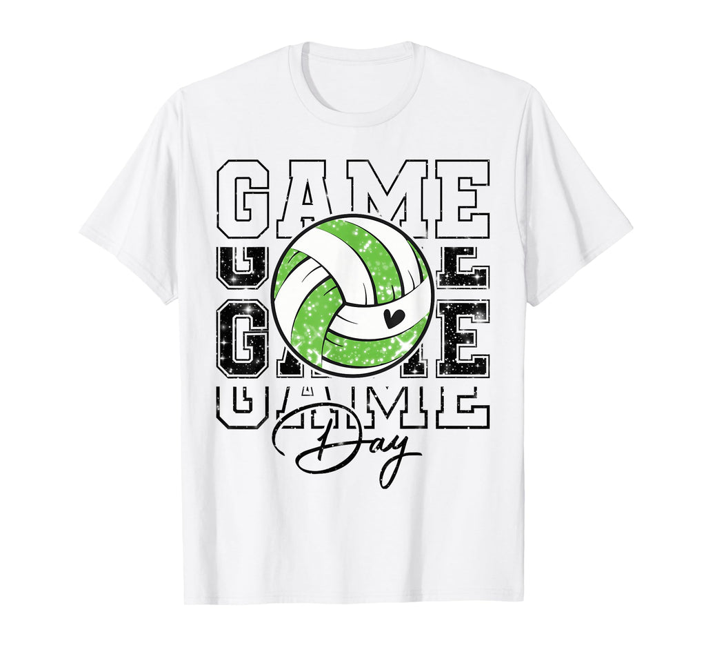 Volleyball Game Day Volleyball Mom T-Shirt - Unique Graphic Men Women - T-Shirt, Sweatshirt, Hoodie