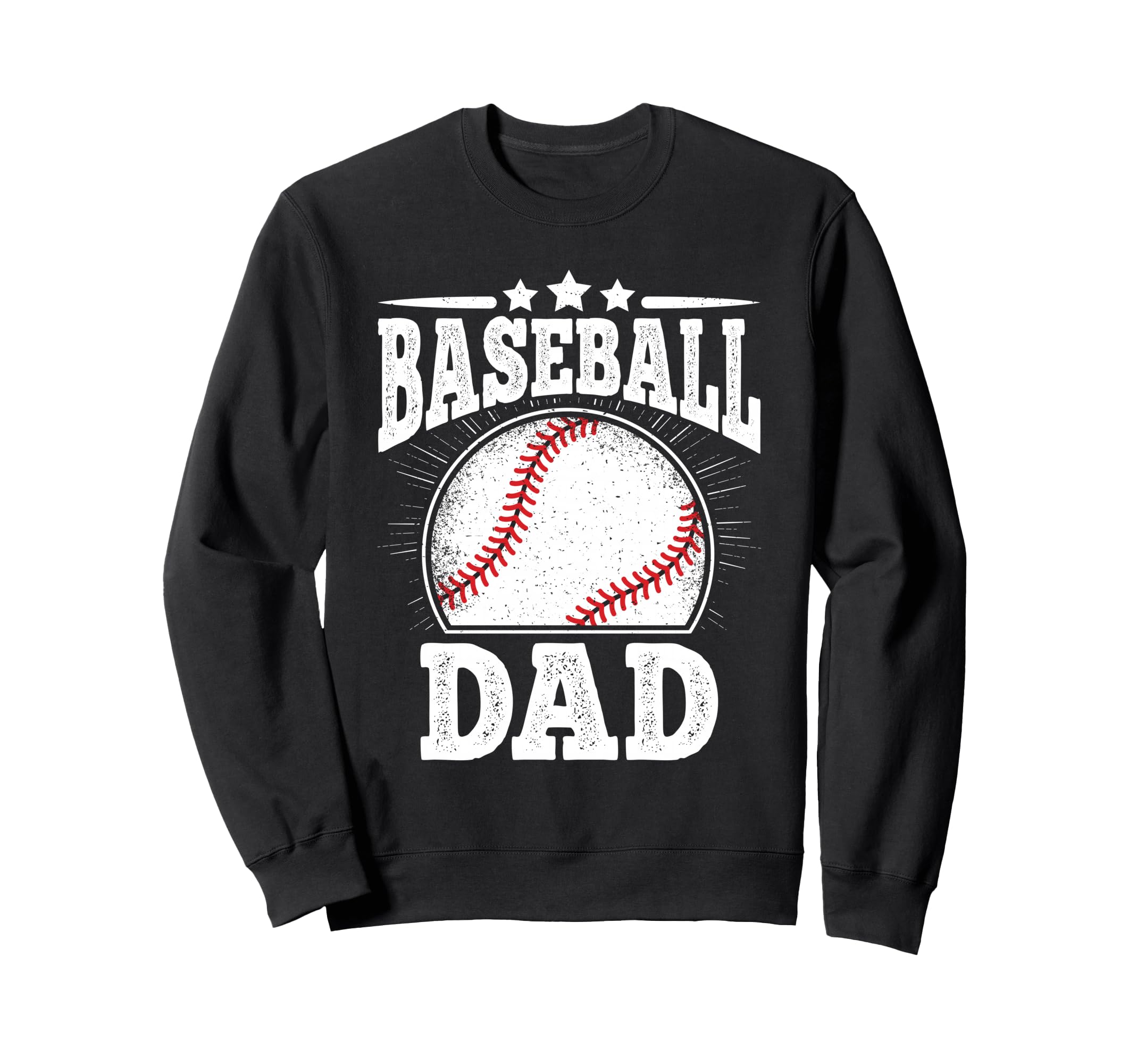 Funny Baseball Dad Baseball Sweatshirt - Minimalist Print for Adults - T-Shirt, Sweatshirt, Hoodie