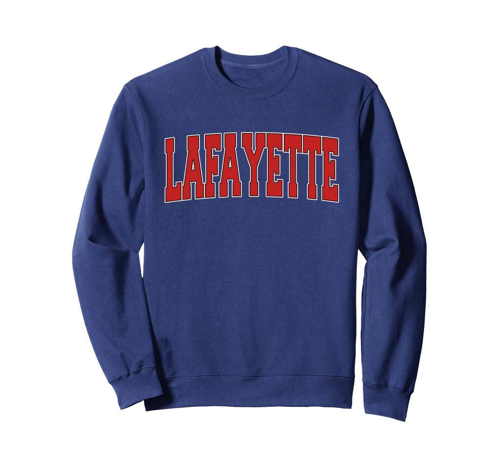 Lafayette La Louisiana Varsity Usa Sweatshirt - Trendy Graphic Unisex - T-Shirt, Sweatshirt, Hoodie