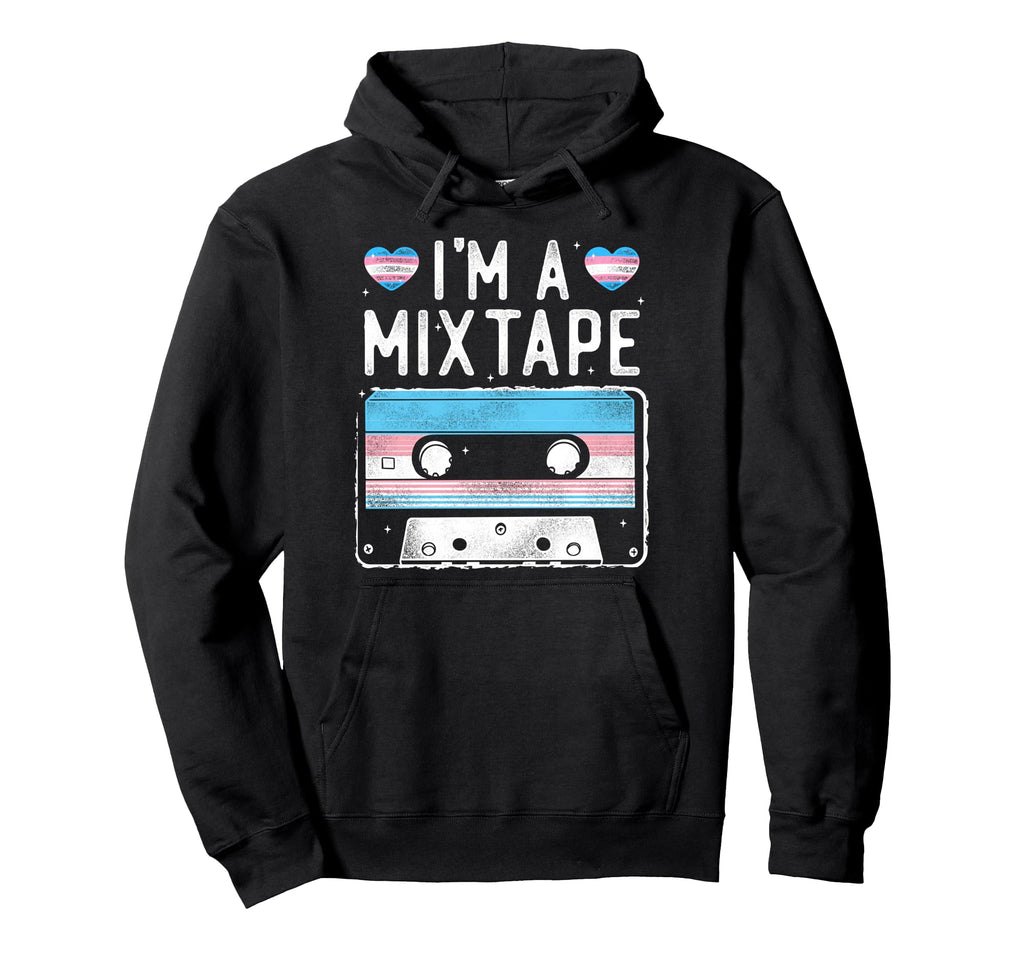 Transgender Trans Lgbt Pride Rights Tape Hoodie - Unique Graphic Unisex - T-Shirt, Sweatshirt, Hoodie