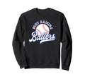 Busy Raising Ballers Baseball Mom Dad Sweatshirt - Unique Graphic Unisex - T-Shirt, Sweatshirt, Hoodie
