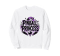 Pinball Princess Machines Funny Sweatshirt - Aesthetic Graphic for Adults - T-Shirt, Sweatshirt, Hoodie