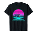 Sunset Basking Shark T-Shirt - Minimalist Print for Adults - T-Shirt, Sweatshirt, Hoodie