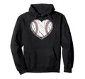 Baseball Ball Heart Player Coach Hoodie - Casual Everyday Wear for Adults - T-Shirt, Sweatshirt, Hoodie