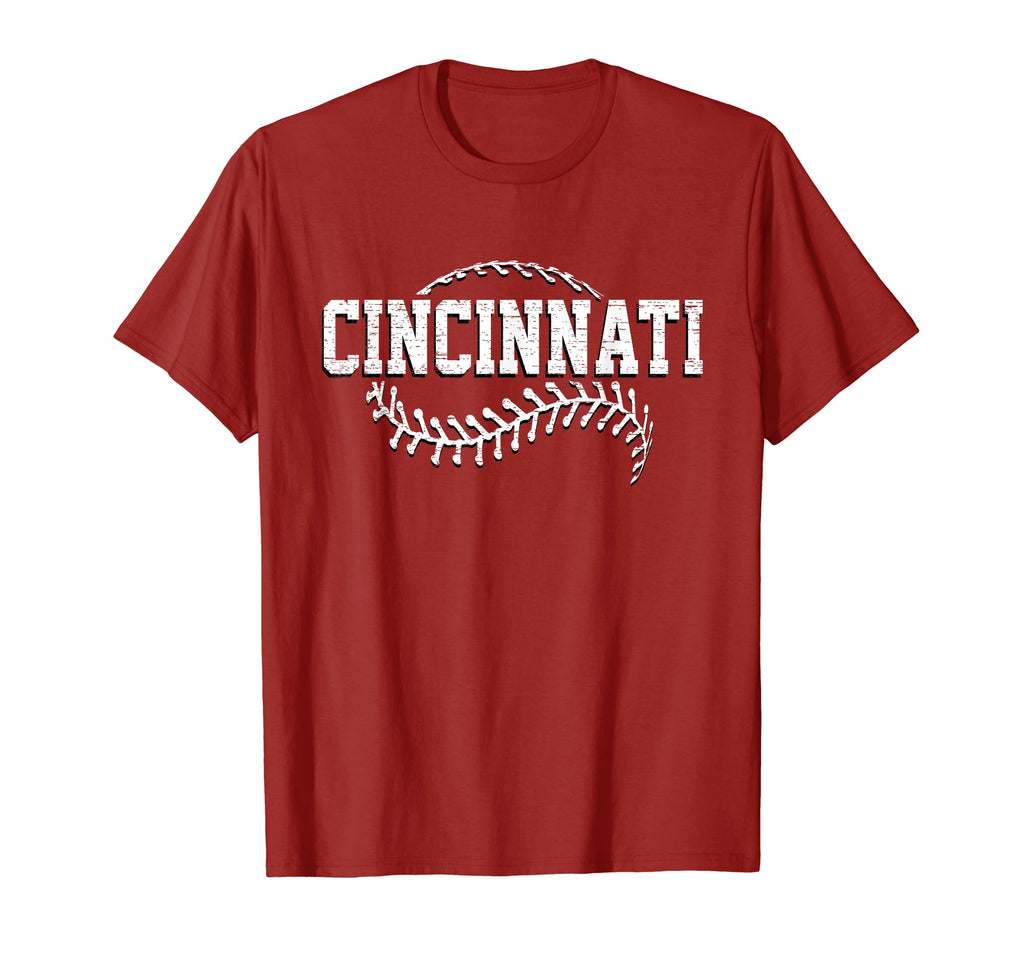 Cincinnati Funny Baseball Lovers T-Shirt - Minimalist Print for Adults - T-Shirt, Sweatshirt, Hoodie