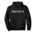 Glitch Vcr Vhs Tape 80S Rewind Hoodie - Unique Graphic for Adults - T-Shirt, Sweatshirt, Hoodie