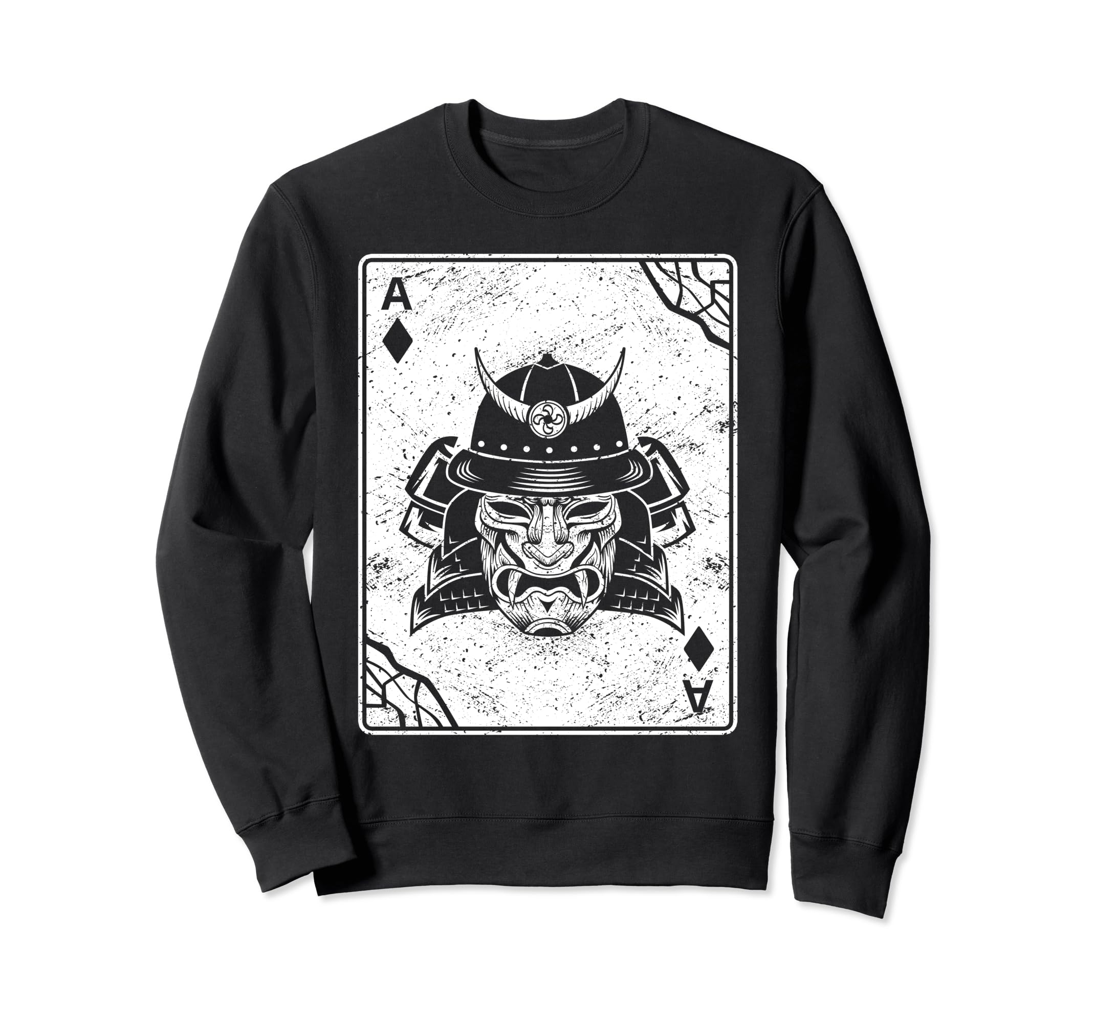 Oni Mask Card Glitch Anime Sweatshirt - Streetwear Style Men Women - T-Shirt, Sweatshirt, Hoodie