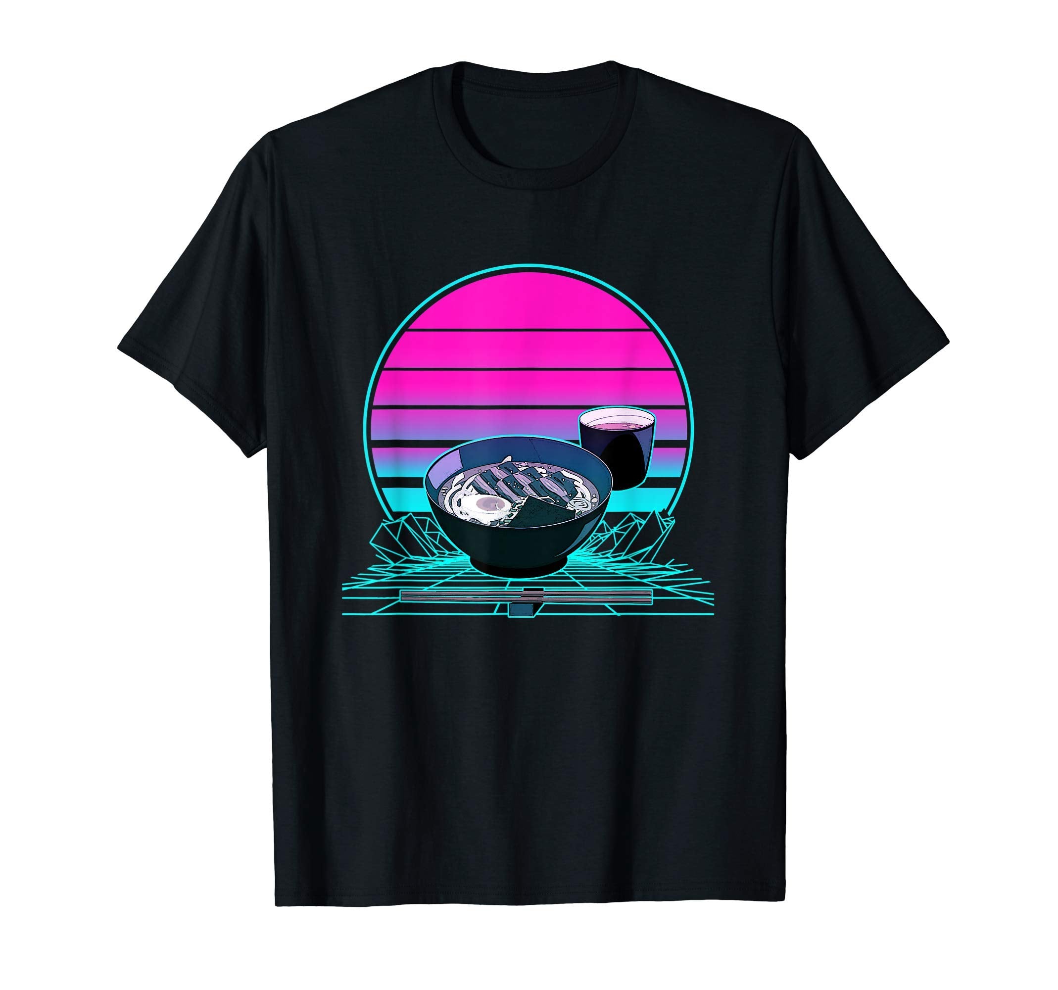 Sunset Udon T-Shirt - Custom Art Print Men Women - T-Shirt, Sweatshirt, Hoodie