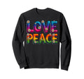 60S 70S Flower Power Groovy Love Sweatshirt - Aesthetic Graphic Men Women - T-Shirt, Sweatshirt, Hoodie