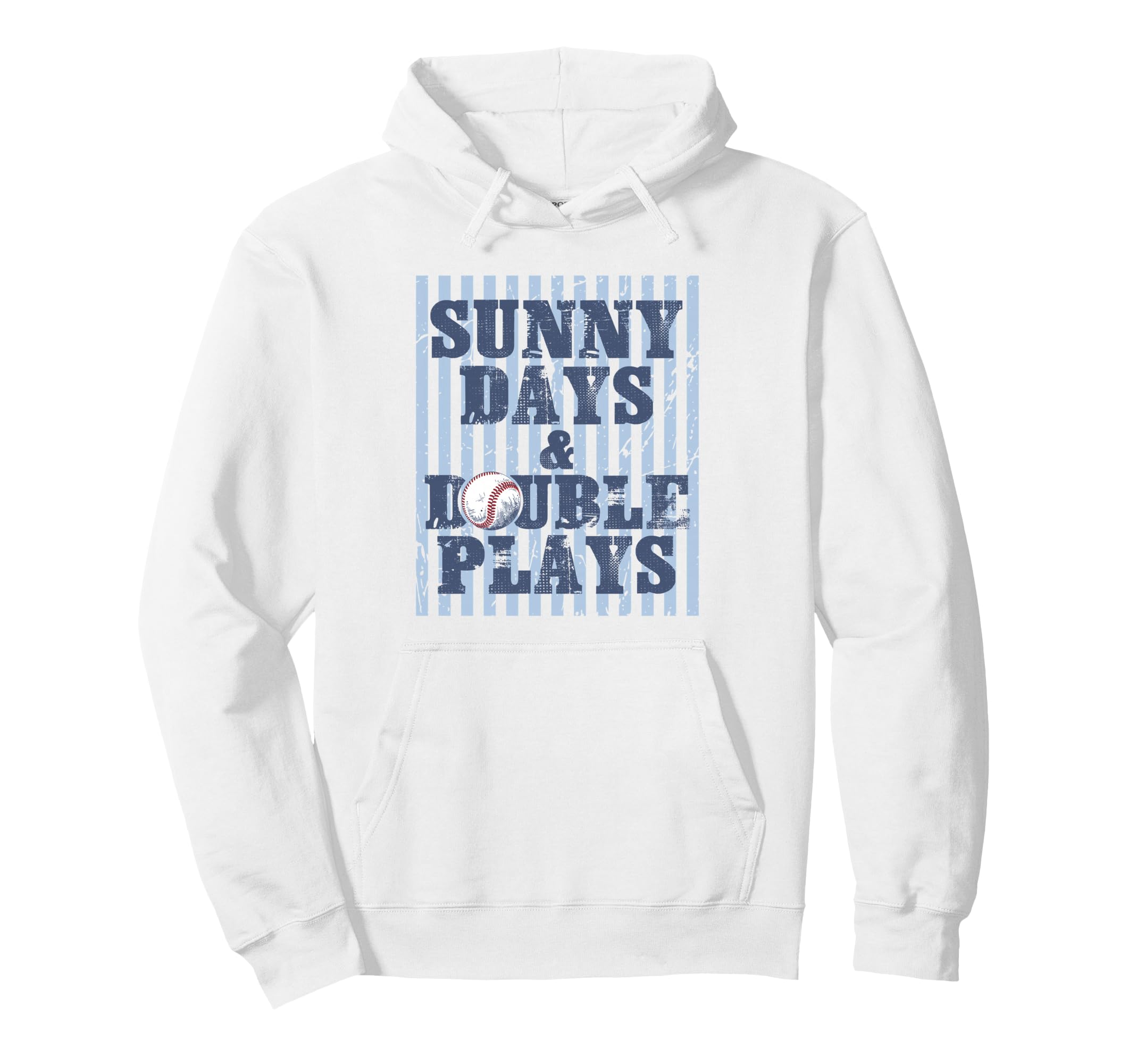 Baseball Sunny Days Double Plays Game Hoodie - Novelty Apparel Men Women - T-Shirt, Sweatshirt, Hoodie