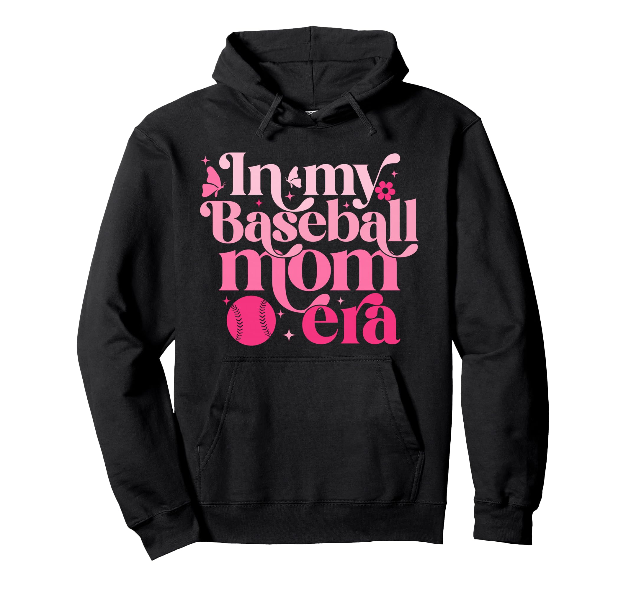 My Baseball Mom Era Mom Life Mothers Day Hoodie - Aesthetic Graphic Unisex - T-Shirt, Sweatshirt, Hoodie