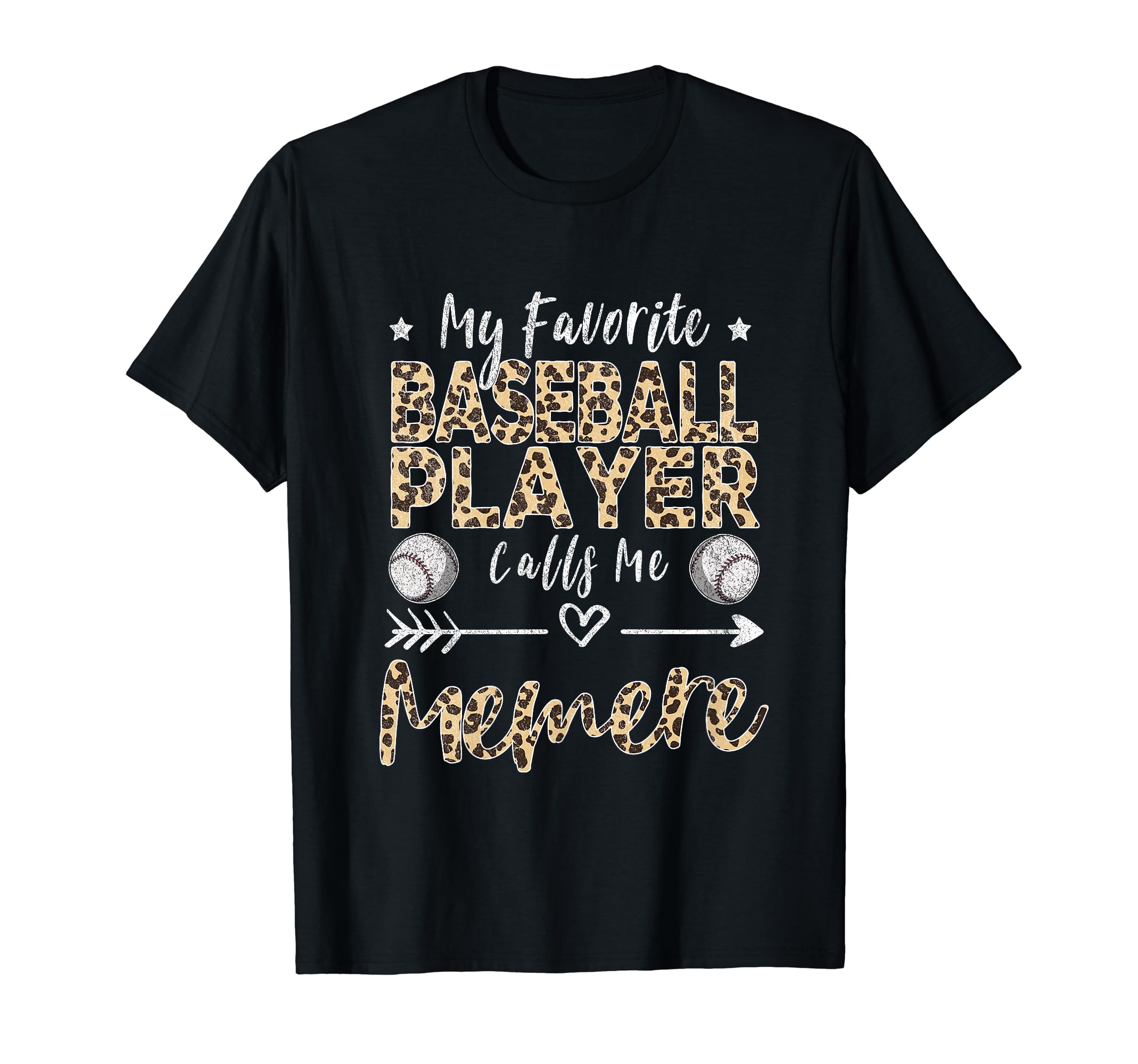My Favorite Baseball Player Calls Me Memere T-Shirt - Graphic Print Unisex - T-Shirt, Sweatshirt, Hoodie
