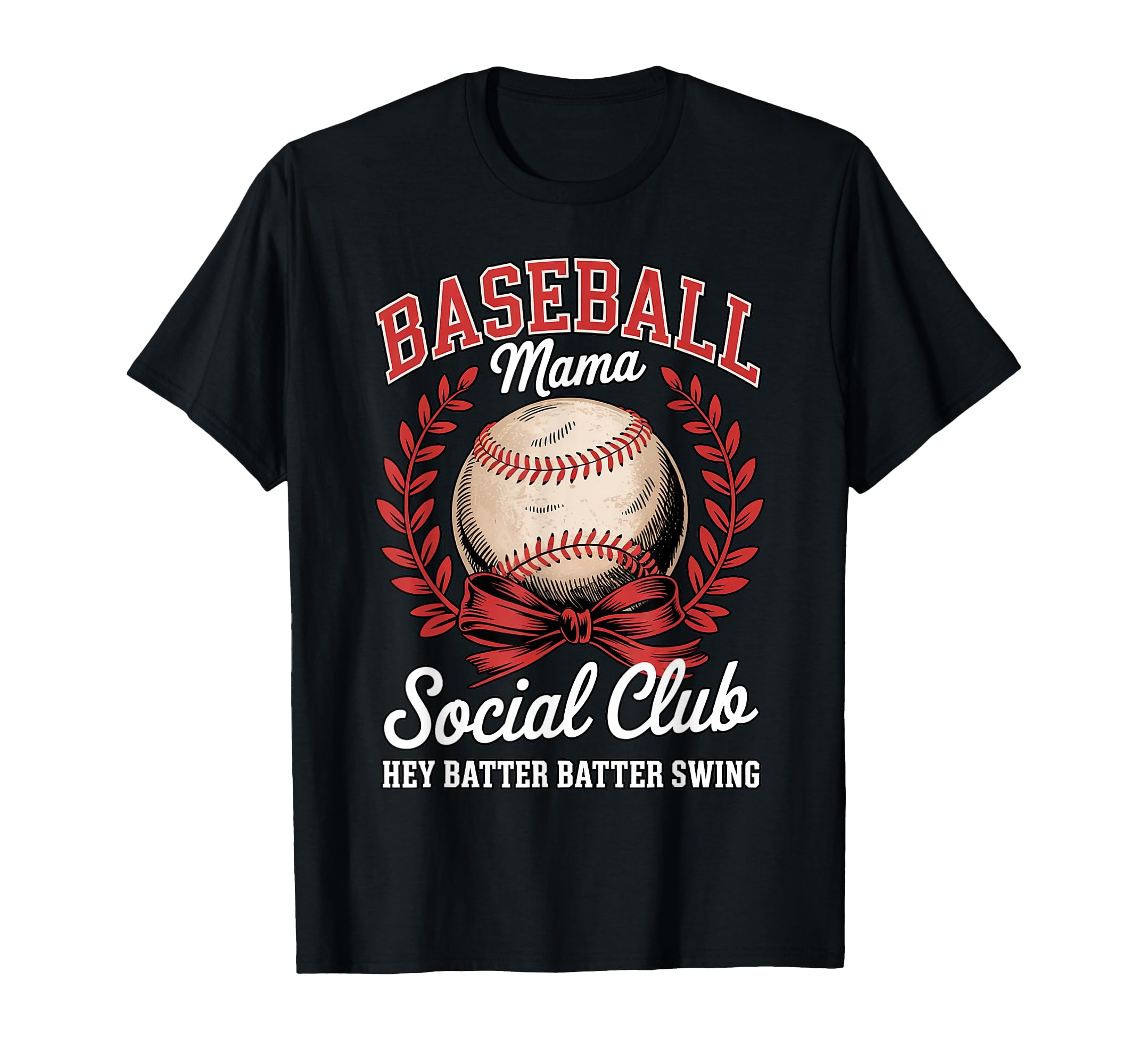 Baseball Mama Social Club Batter Swing T-Shirt - Streetwear Style Unisex - T-Shirt, Sweatshirt, Hoodie