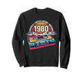 1980 Birthday Cassette Tape Gift Sweatshirt - Unique Graphic Unisex - T-Shirt, Sweatshirt, Hoodie