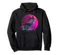 Turtle Vaporwave Aesthetic Synthwave 80S Hoodie - Unique Graphic Men Women - T-Shirt, Sweatshirt, Hoodie