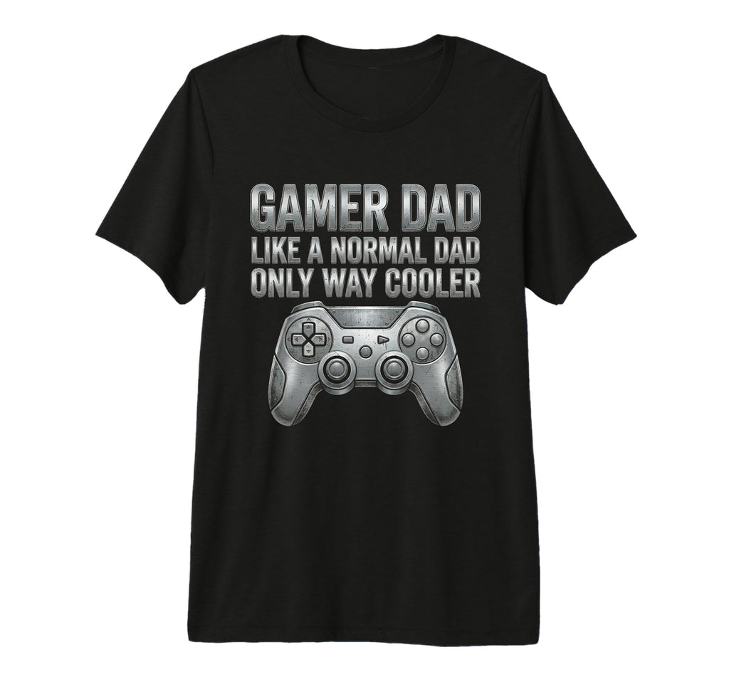 Gamer Dad Game Controller Funny T-Shirt - Custom Art Print Men Women - T-Shirt, Sweatshirt, Hoodie